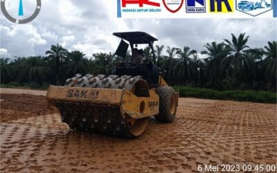 Pekerjaan Tanah (Pemadatan) – Badan Jalan Main Road Lokasi Zona 2 Ruas Binjai – Langsa Seksi Binjai – Pangkalan Brandan STA 33+800 – STA 34 + 200 – PT. Hutama Karya Infrastruktur (HKI)