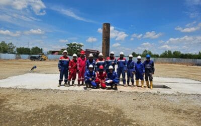 Survey bersama Pemeriksaan Pekerjaan 100% Tim Project Zona 1 & Tim Drilling di Lokasi PPJ A2